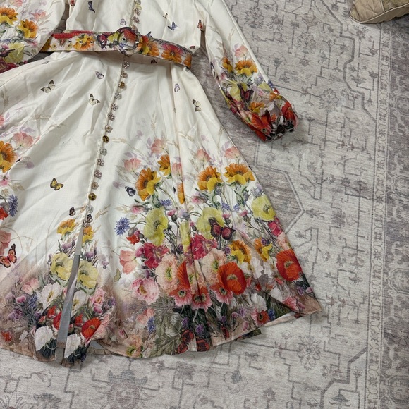 Floral Print Long Sleeve Dress - Picture 7 of 12